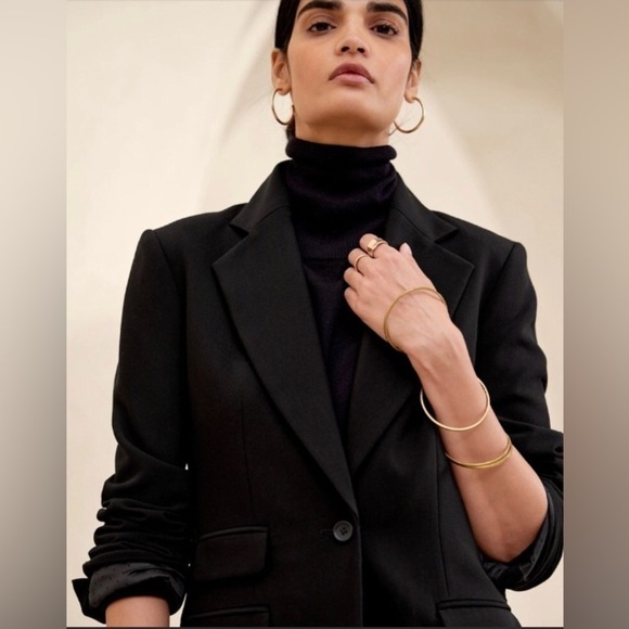 NWT! Banana Republic Black Riding Suit Jacket - Multiple Sizes - Picture 5 of 5